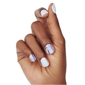 Color Street FEELING PAINT Blue Paint Accent Sticker 100% Nail Polish Strips